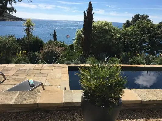 Salcombe pool with stunning sea view